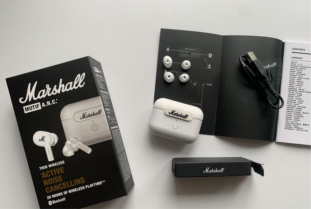 Навушники Marshall motif ANC з активним шумоподавленням