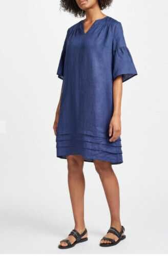 Сукня John Lewis, 100% льон,вільний крой, колір "джинс".