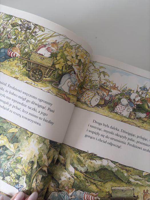 Książka W Jeżynowym Grodzie Jill Barklem Znak 2017 twarda oprawa