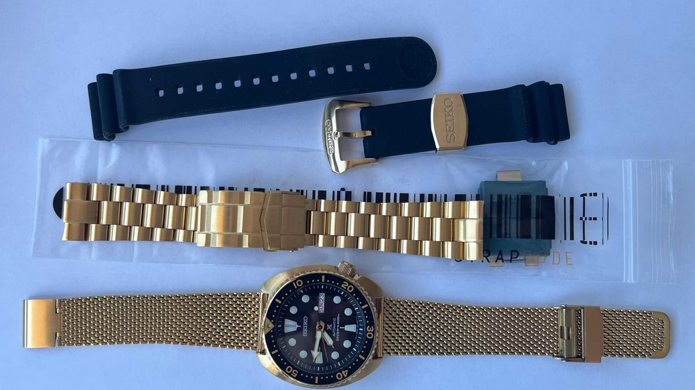 Seiko SRPC44 Złoty Żółw