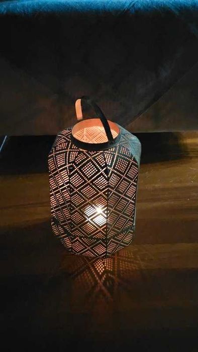 Lanterna Jarrão Porta velas de chão
