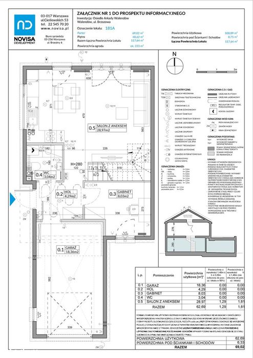 5-pokojowy dom 114m2 + ogródek Bez Pośredników