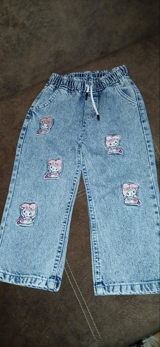 Продам  джинси для дівчаток  розмір 104 нові турція ціна 380гр4