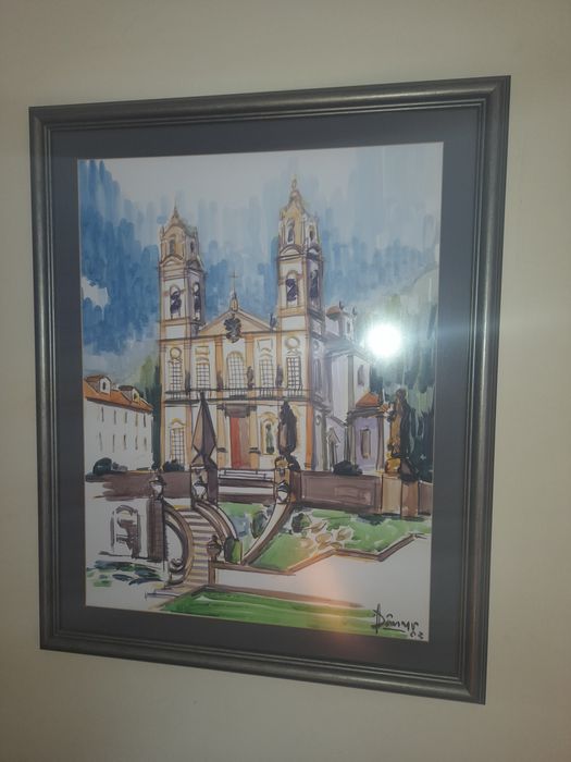 Quadro da igreja do Bom Jesus.