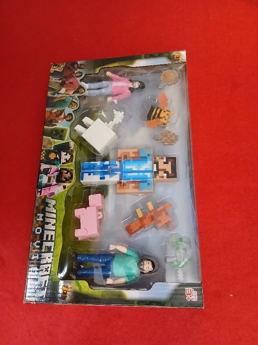 Conjunto de Figuras Minecraft - Novo