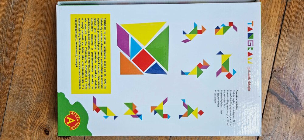 Gra planszowa i zabawka edukacyjna Tangram