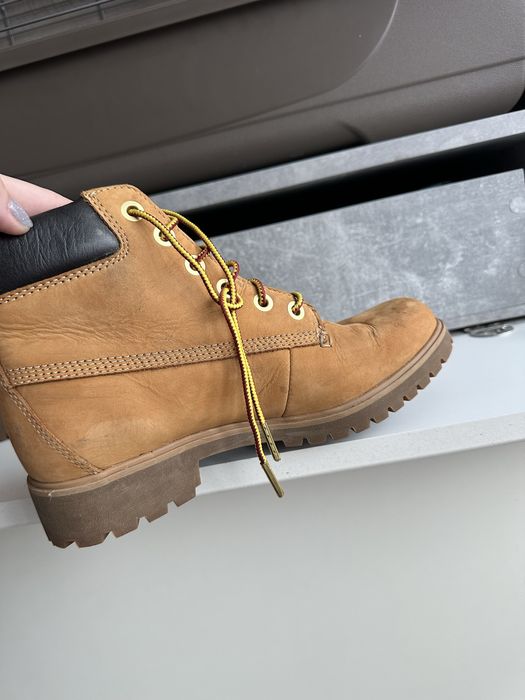 Damskie buty musztardowe Timberland