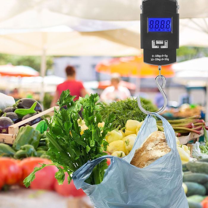 Waga Elektroniczna Bagażowa Hakowa Wędkarska Turystyczna do Walizek