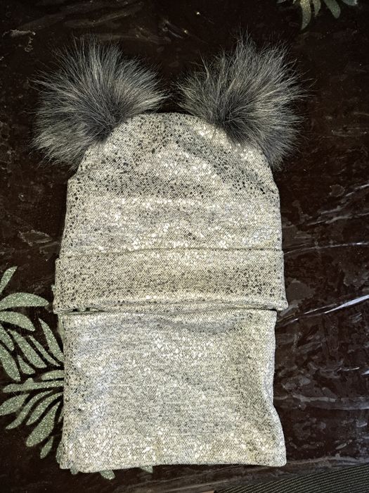 Тепла шапка+снуд