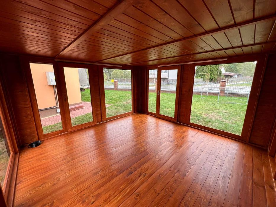 Ogród zimowy,altana przeszklona,drewniana, zimowa,ogrodowa 4x3m,4x4m