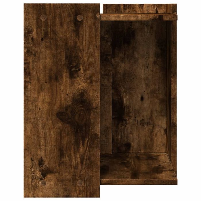 Vidaxl Szafka Na Kuwetę, Przydymiony Dąb, 42X42X51 Cm