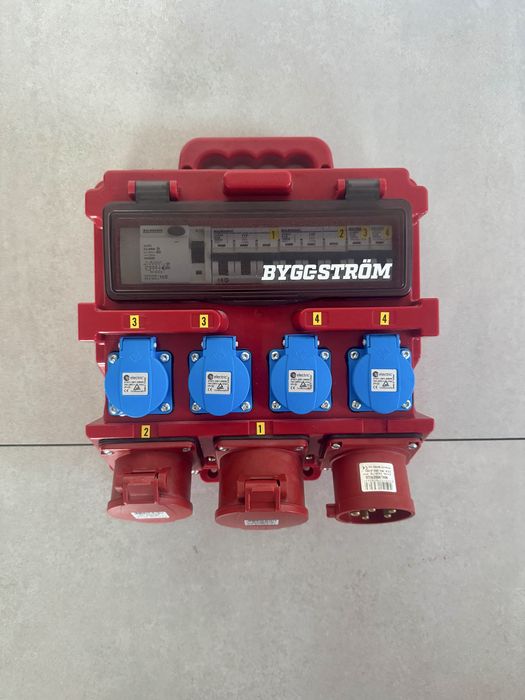 Rozdzielnica budowlana BYGGSTRÖM 32A 230/400V IP44 – Siła + 230V