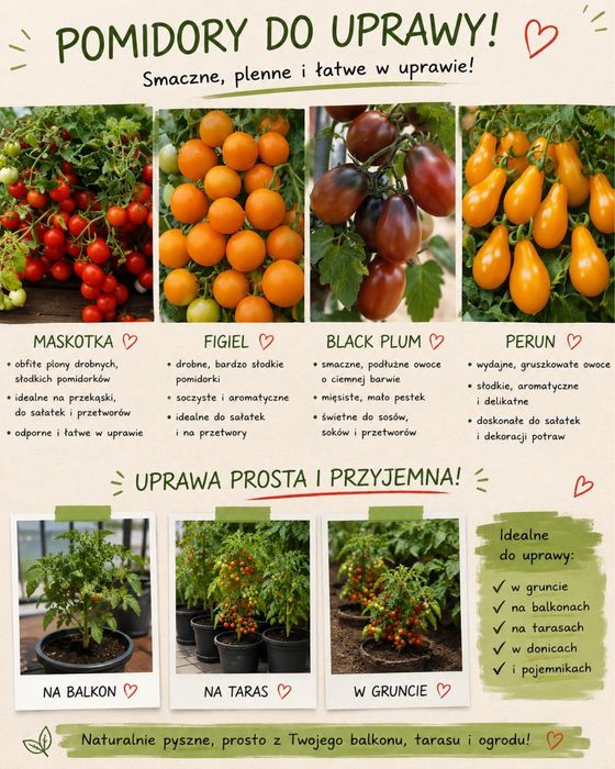 Pomidor koktajlowy sadzonka