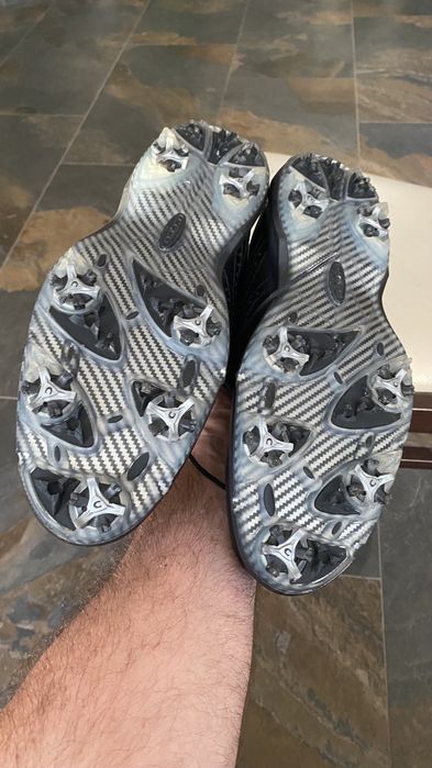 Шкіряні туфлі Ecco Gore-tex для гольфу, 45 розміру
