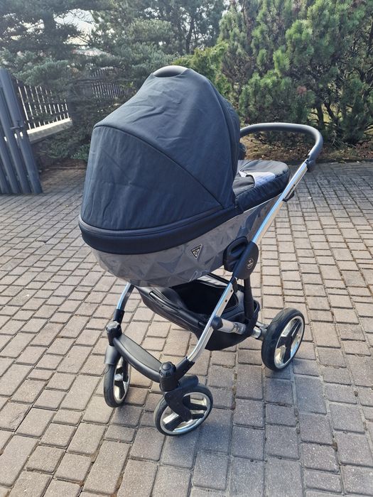 Wózek 3w1 Junama Diamond + adaptery do fotelika