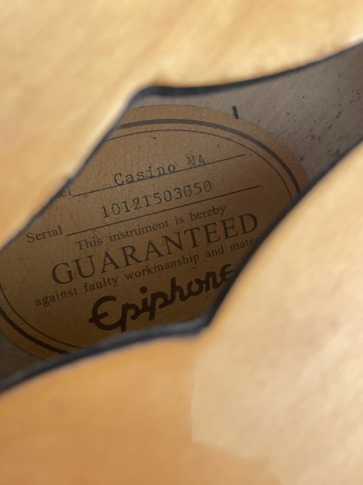 Epiphone casino 2010