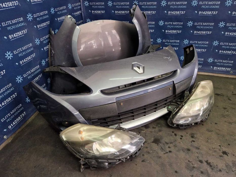 Frente completa usada RENAULT CLIO III 3 195 FACELIFT capot parachoques guardalamas oticas radiadores