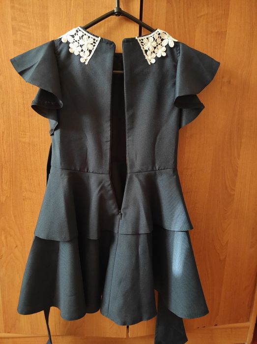 Шкільна синя сукня 122