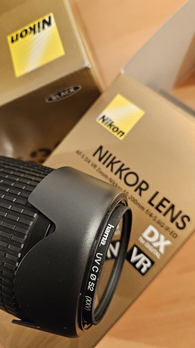 Nikon D5300 com lente 55-200VR
