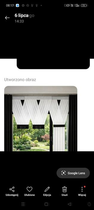Firany panele na wymiar SZYTE NA ZAMÓWIENIE