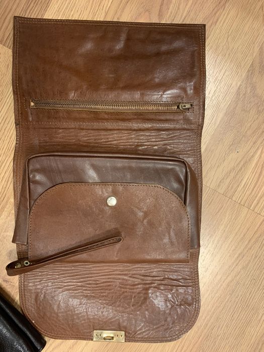 Барсетка, портфель шкіра NOM, Lancome