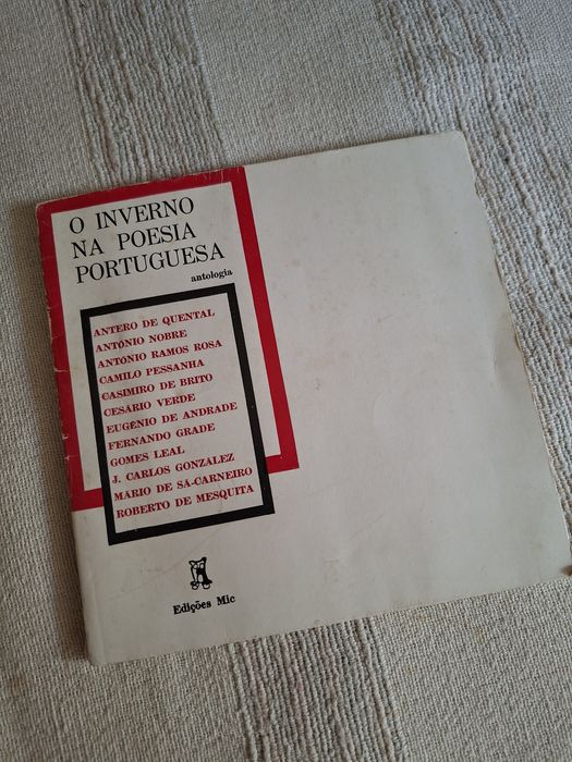 O Inverno na Poesia Portuguesa antologia MIC