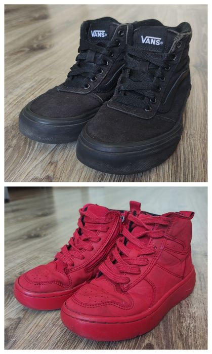 Хайтопи Vans,  черевики Zara та кеди George