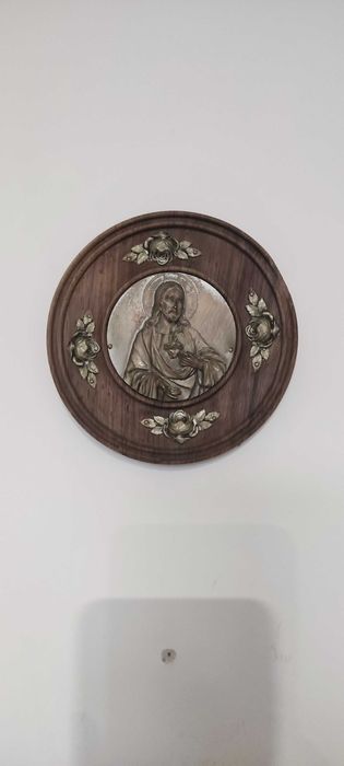 Quadro em madeira e prata64298092703105124