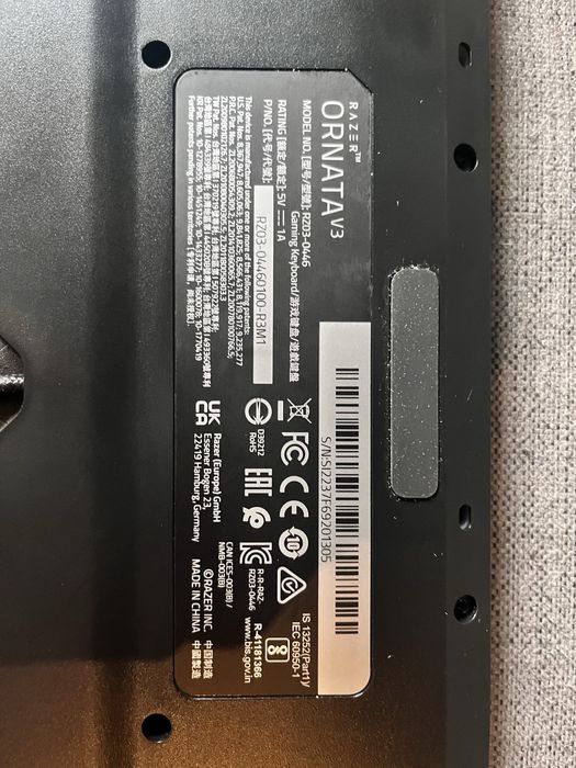 Klawiatura razer ornata v3