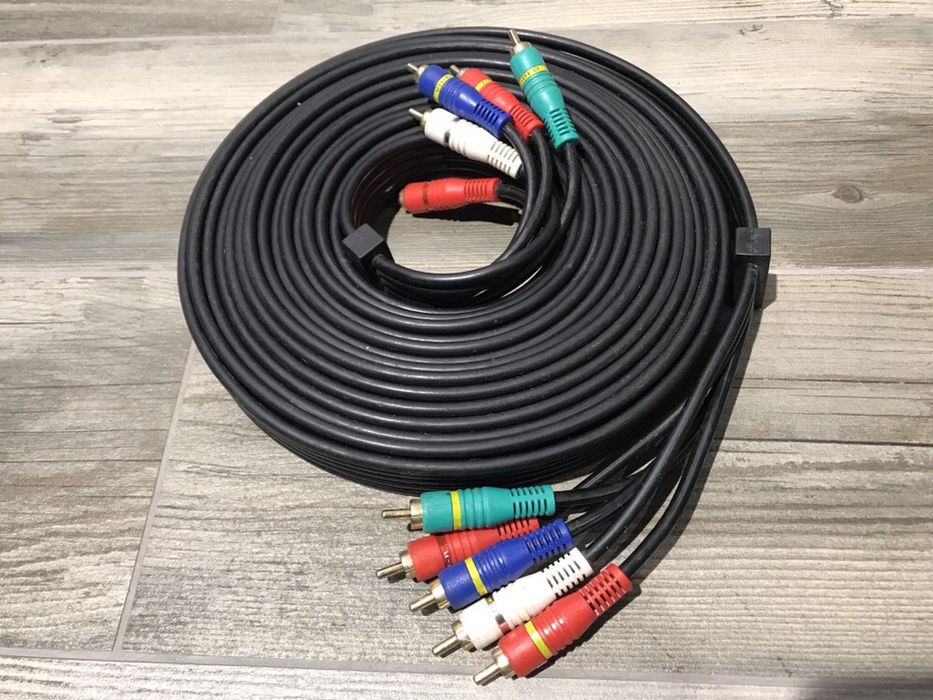 Провід 7 метрів аудіо відео 5 компонентний акустика звук сабуфер AUDIO