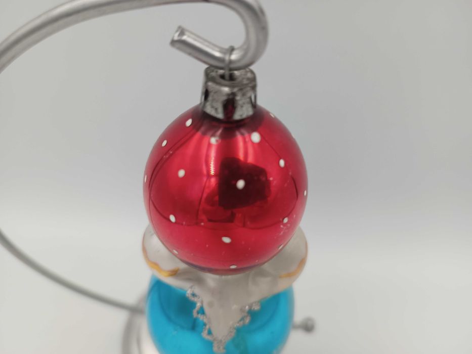 Stara bombka z PRL babuszka laleczka lala stare bombki na choinkę