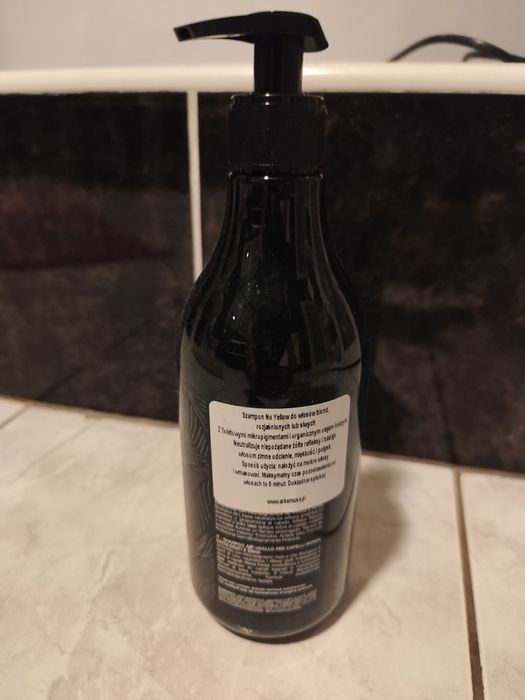 Fioletowy szampon do włosów blond rozjaśnianych green ARKEMUSA milano