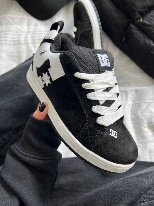 PREMIUM! DC Shoes Court Graffik Black White 37 38 39 40 41 42 43 44 45