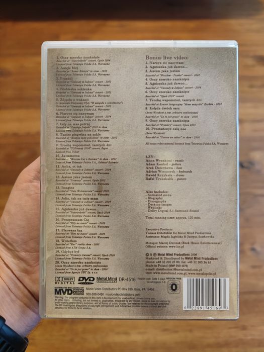 DVD - Łzy 1996 - 2006