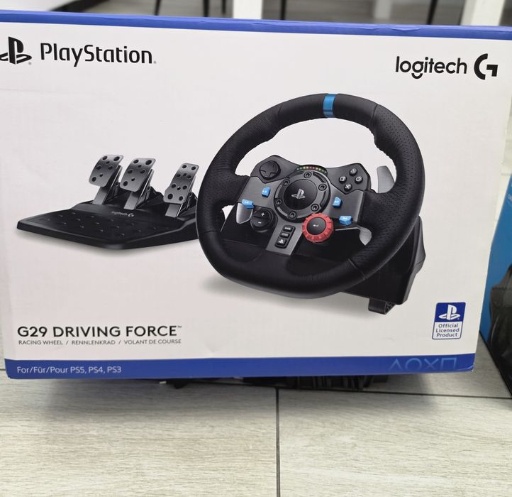 Кермо Logitech G29 Driving Force + педалі, передачі.