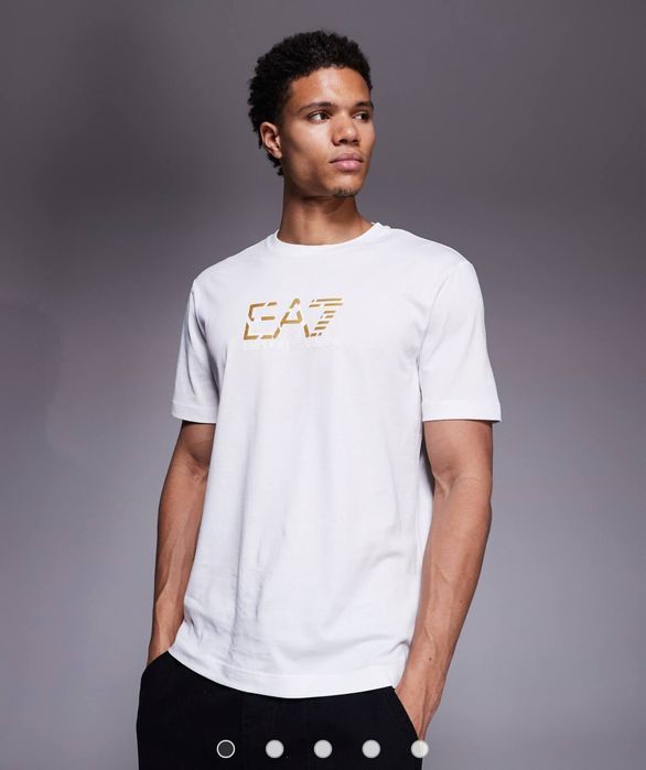 Чоловіча Мужская футболка Armani EA7 розмір S-XXL