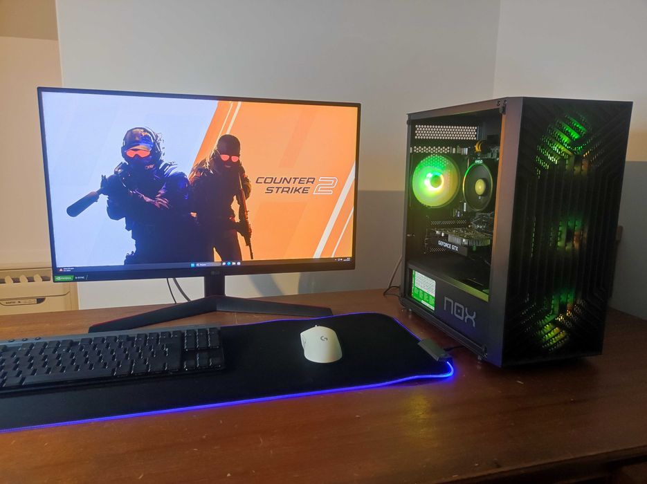 PC Gaming Ryzen 3200G • GTX 1650 • 16GB 2400MHz • 256GB SSD + 500GB HDD • ARGB