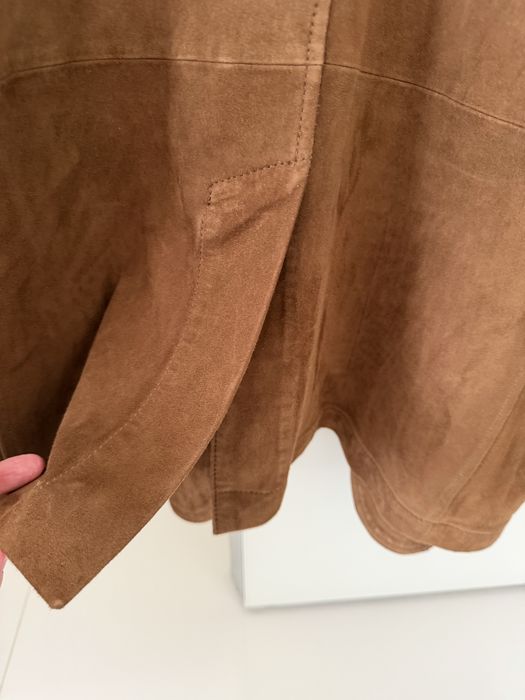 Пиджак замшевый Massimo Dutti