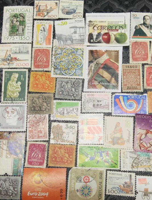 Selos antigos usados