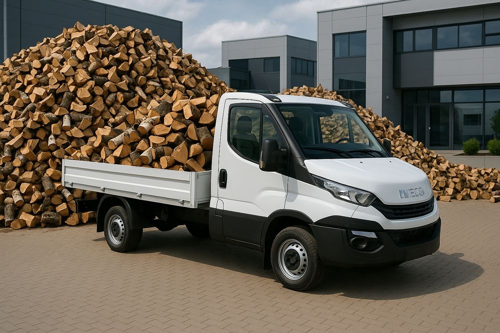 Suche sezonowane drewo liściaste opałowe – wilgotność 15–23%