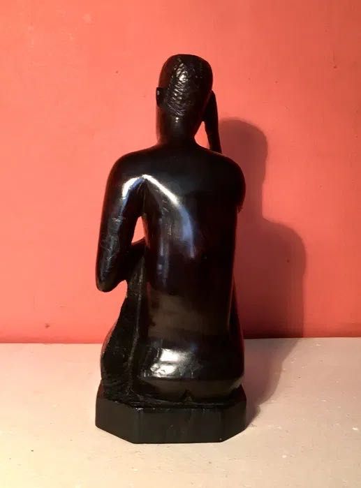 ARTE AFRICANA - anos 60/70 - altura 17 cm/s