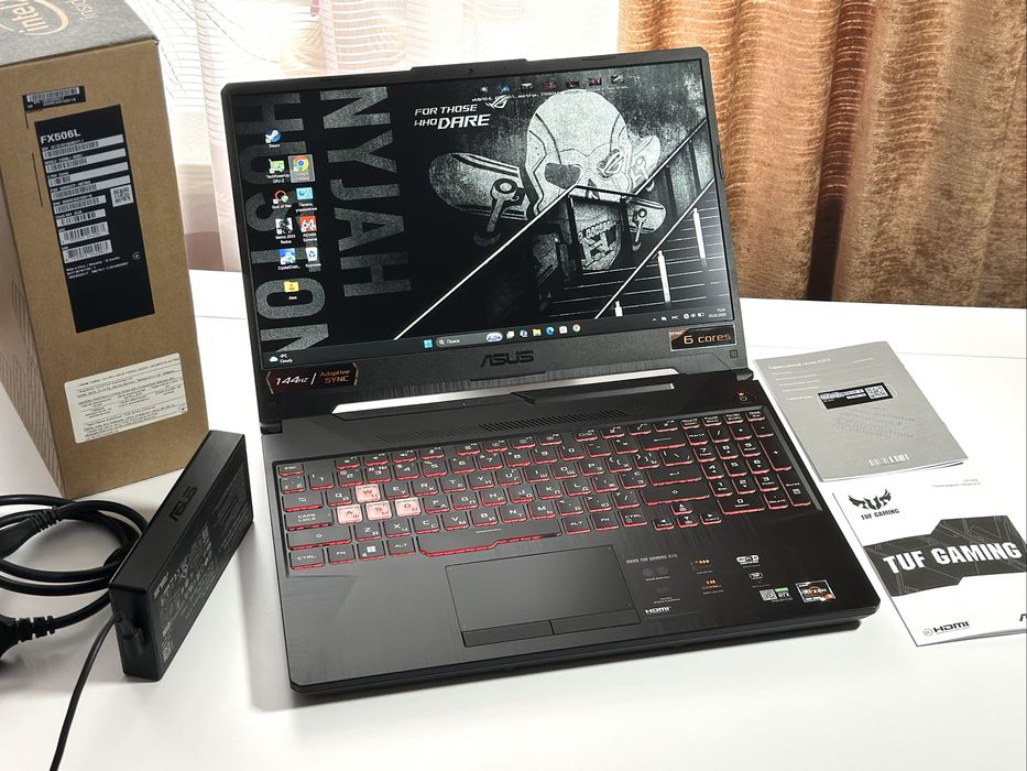 ‼️Asus Tuf F15‼️144Hz/RTX3050-4GB/Ryzen 5/512GB/16GB/Ноутбук/Гарантия