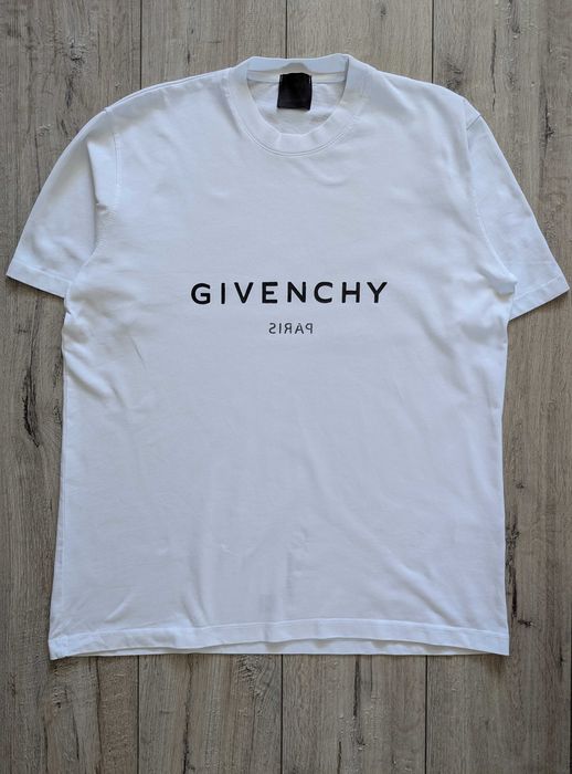 Белая хлопковая футболка Givenchy размер XL