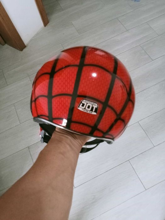 Capacete criança Spider man unissex