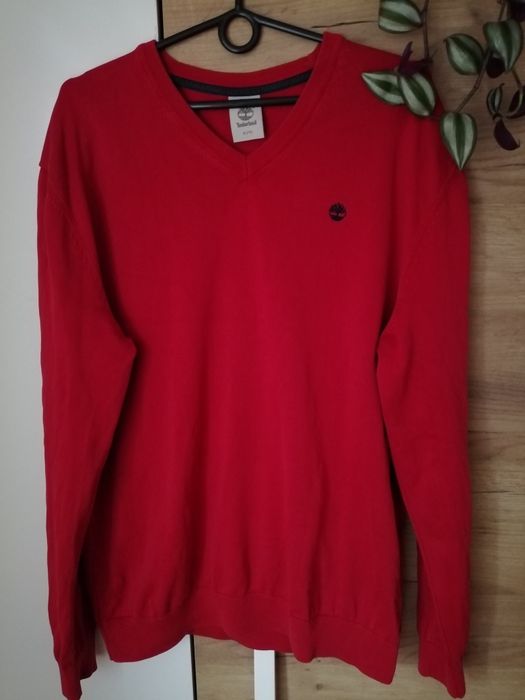 Czerwony sweter Timberland