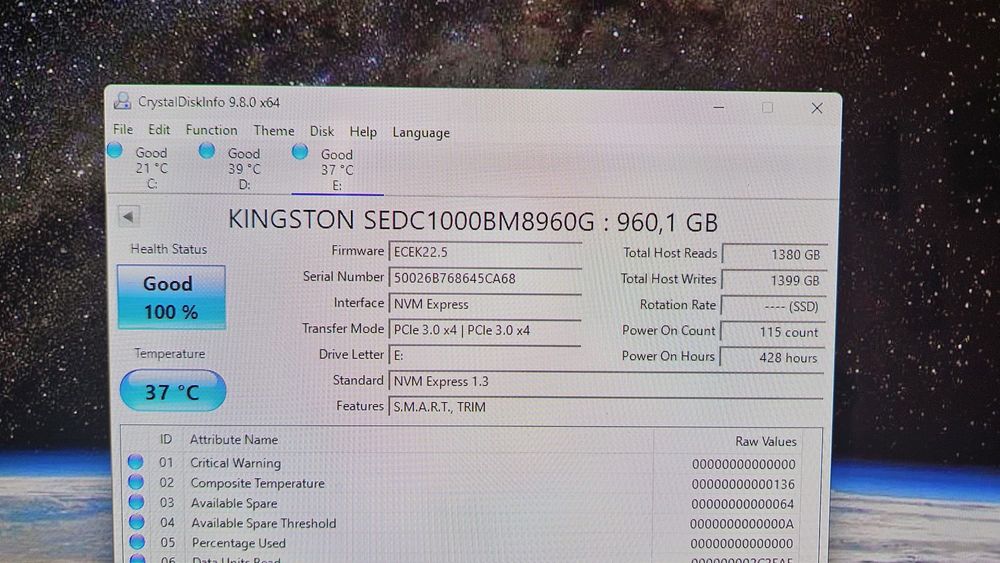 SSD 960GB  M.2  SEDC1000BM8/960G Super cena!