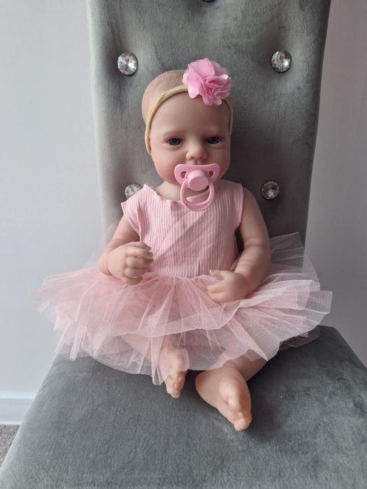 Lalka reborn robiona na podobieństwo dziecka, bobasa nowa, 46 cm w zes