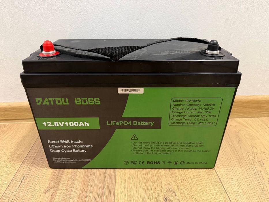 Новий акумулятор LiFePO4 12V 100Ah