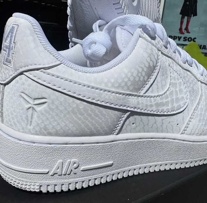 (БЕЗ ПЕРЕДОПЛАТИ)Kobe Bryant x Nike Air Force 1 Low 'Court White' кобі