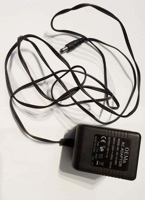 Transformator AC AC 12V ~ 1A 1000mA OEM ZMIENNY / AA-121ABN / [21]